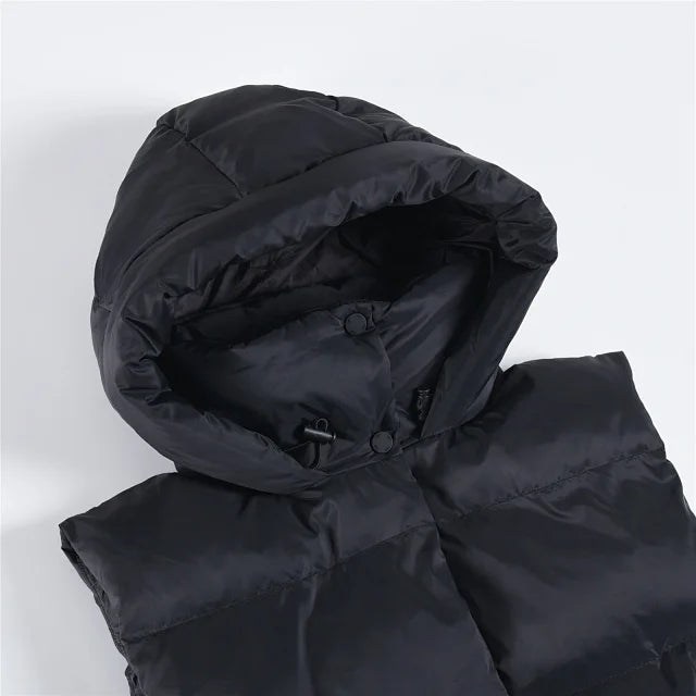 Padded down vest