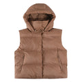 Padded down vest