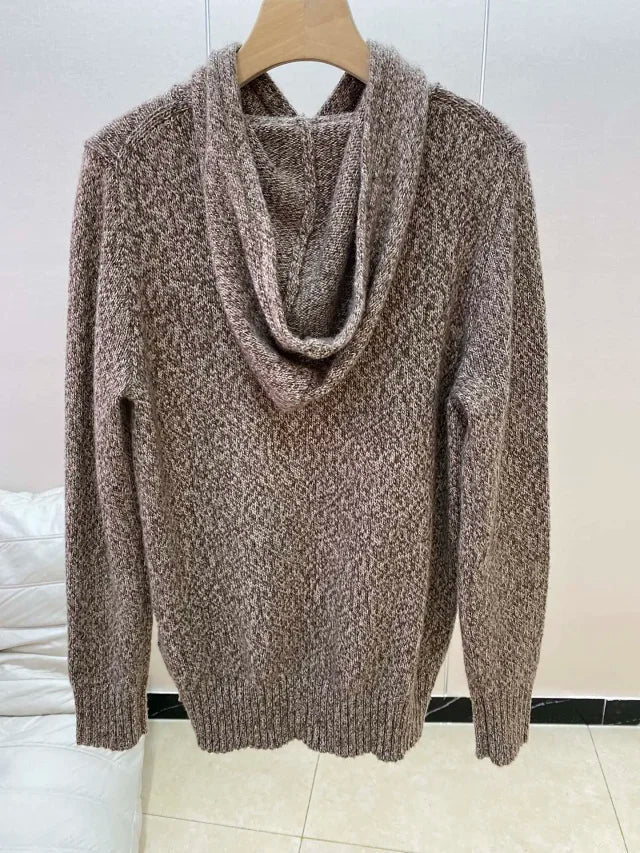 Brown Casual Bear Hoodie
