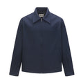 Marineblaue Jacke mit Reißverschluss