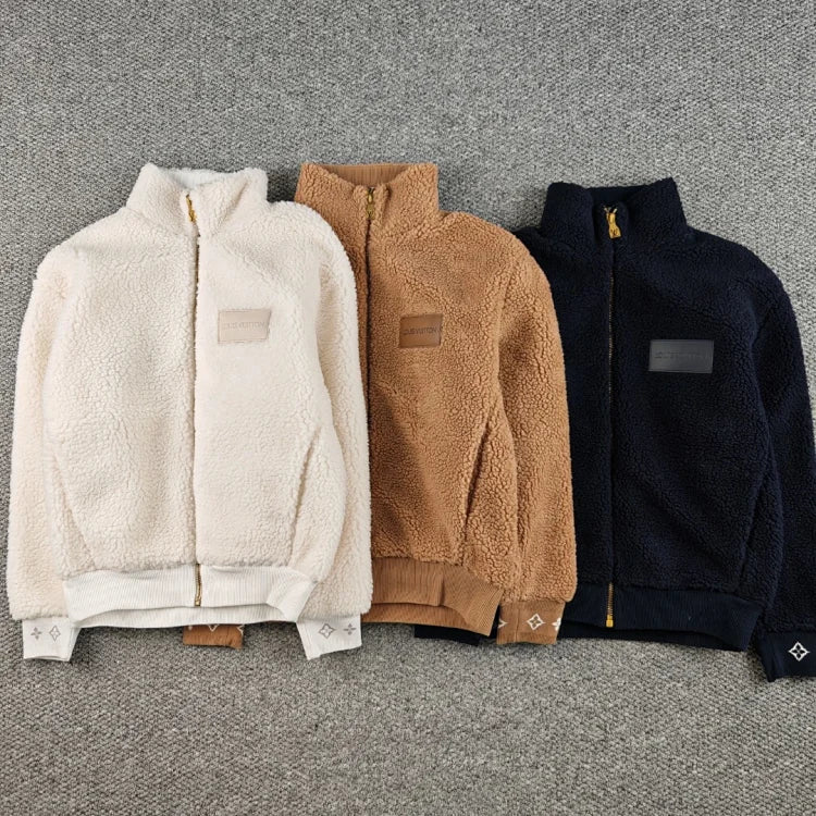 Fleecejacke mit Reißverschluss