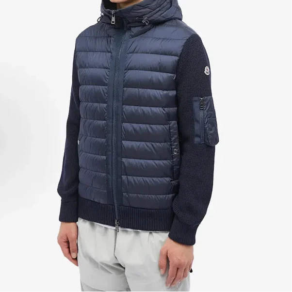Hybrid knitted hoodie