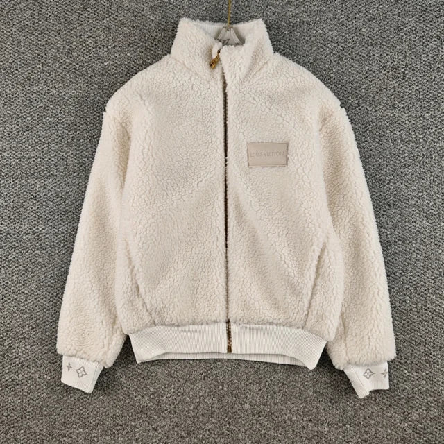 Fleecejacke mit Reißverschluss