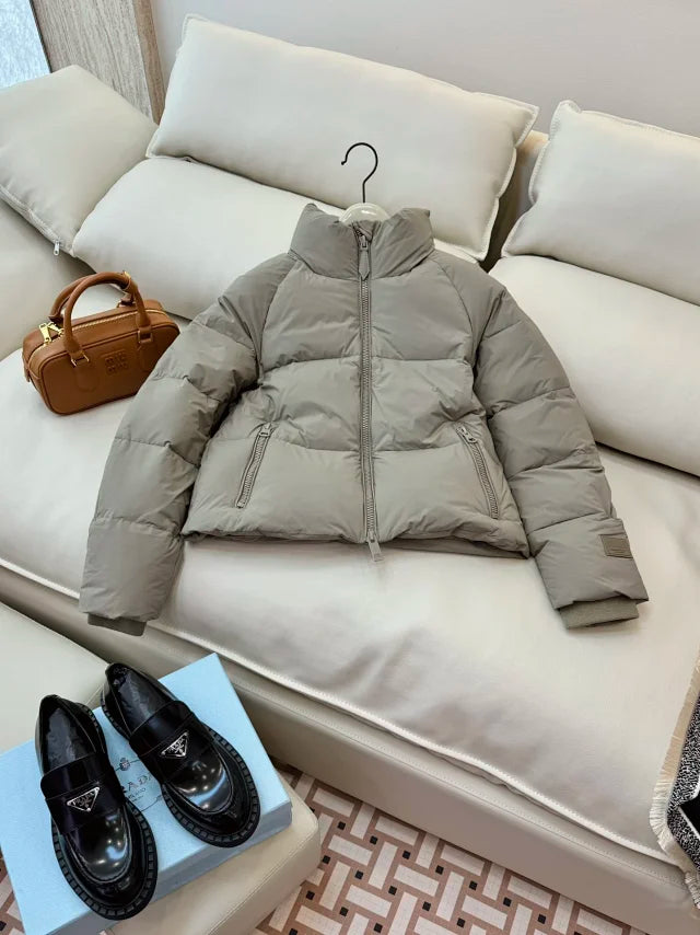 Short down jacket