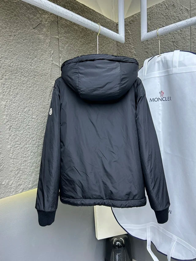 Teddy-Fleece-Kapuzenjacke mit Reißverschluss