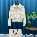 Wool down jacket