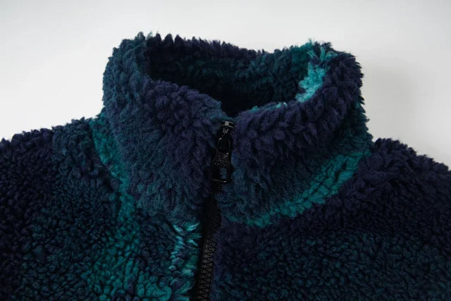 Chaqueta polar estampada
