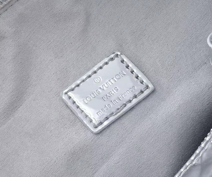 Monogram silver bag