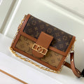 Bolso de hombro clásico con monograma